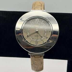 Silver & Beige Terner Quartz Watch